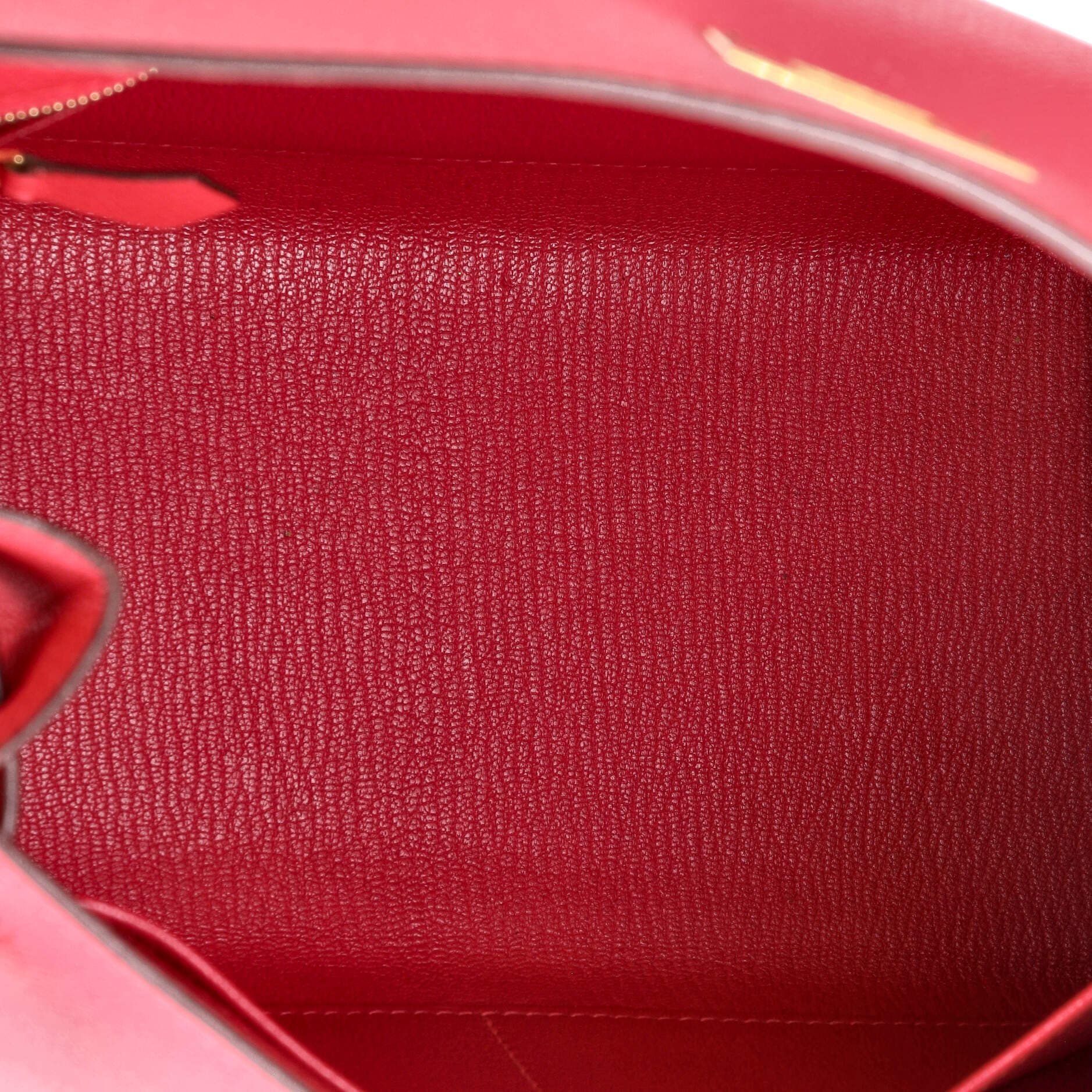 Pre-Owned Hermes Kelly Handbag Pink Epsom with Gold Hardware 28, Alternate, color, 