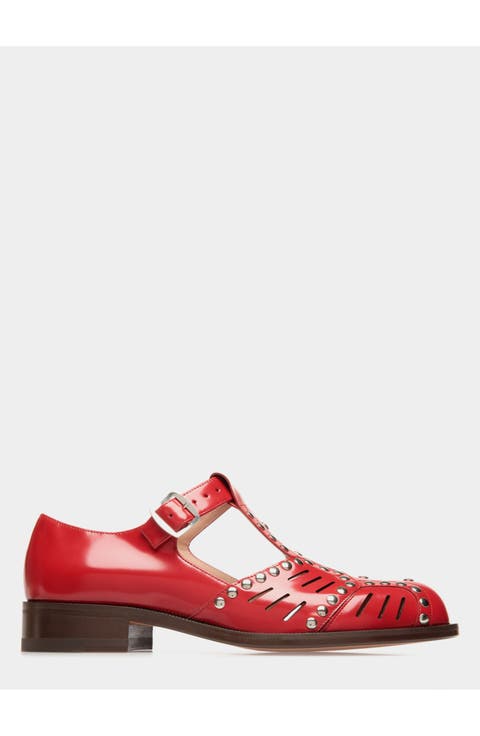 Spiegel Flat Sandal in Leather