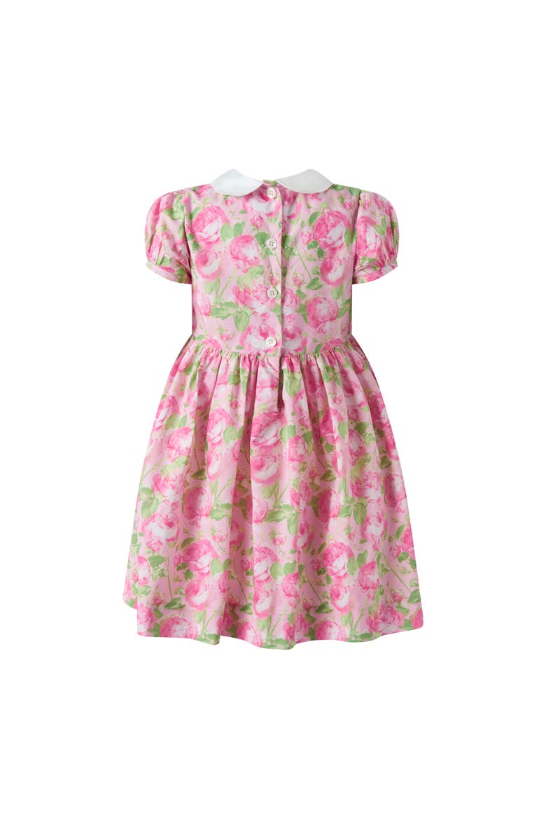 Classic Rose Smocked Dress, Alternate, color, Pink