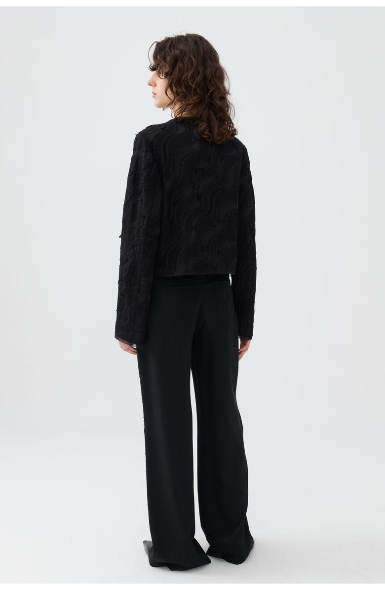 Nocturne Jacquard Wide Leg Pants, Alternate, color, 