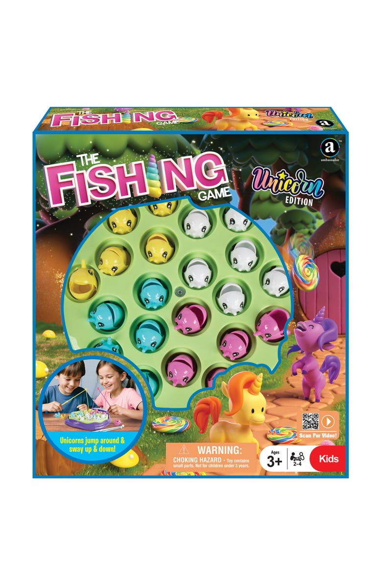 Ambassador Games The Fishing Game Unicorn Edition, Main, color, Multicolored