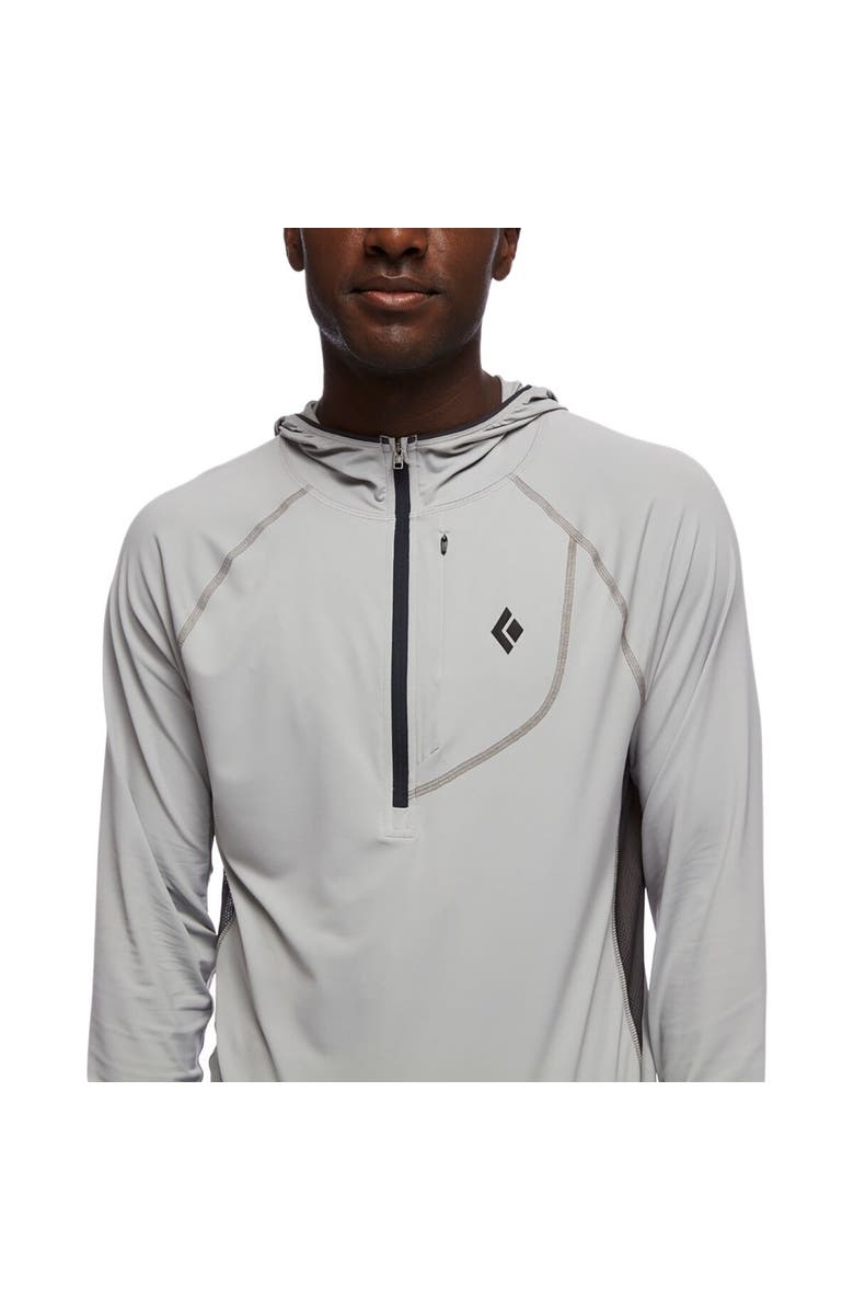 Black Diamond Alpenglow Pro Hoodie - Men's, Alternate, color, Pewter