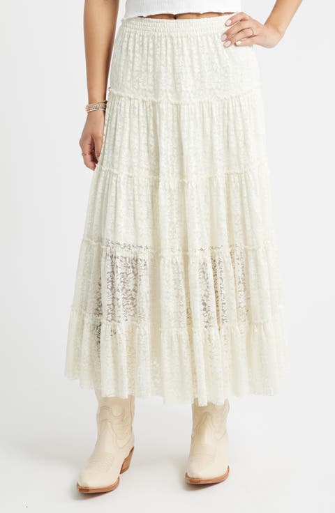 Lace Maxi Skirt