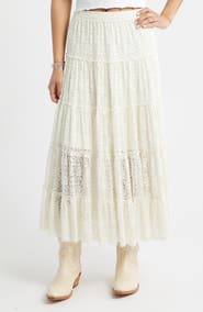 BP. Lace Maxi Skirt