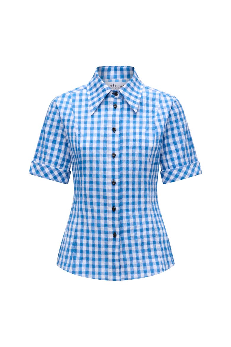 SUNNY Fitted shirt, Main, color, Blue