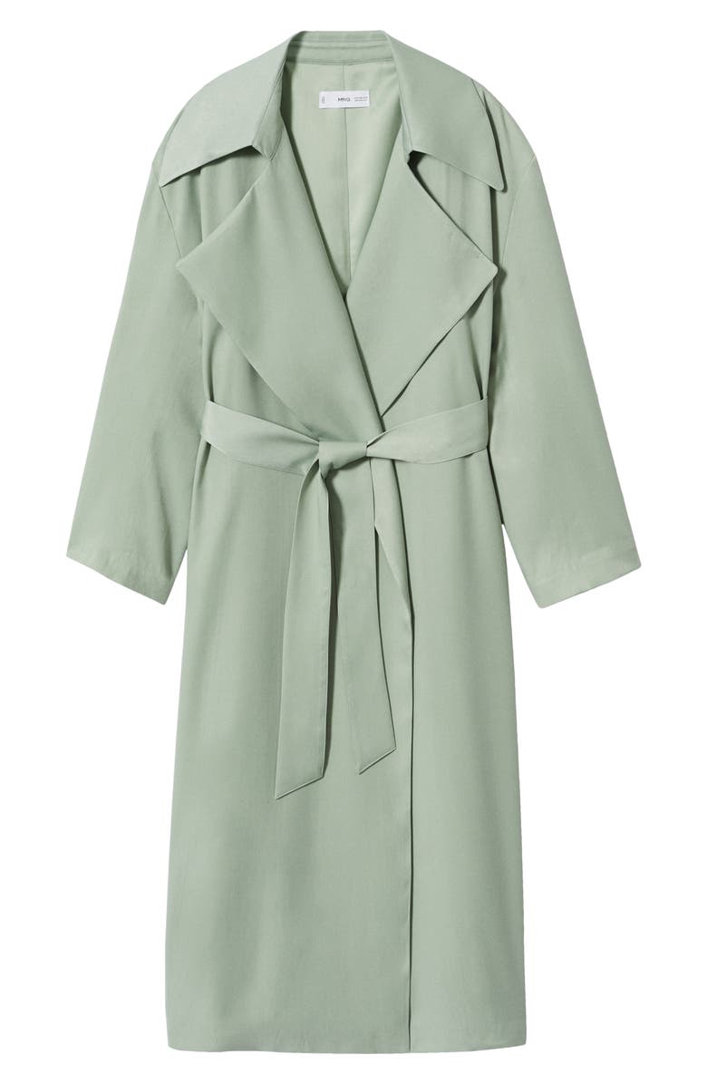 MANGO Belted Fluid Trench Coat, Alternate, color,