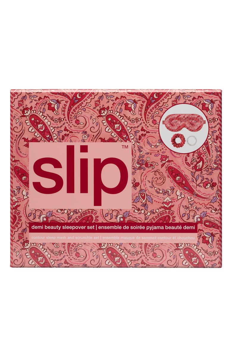 slip Demi Pure Silk Contour Sleep Mask & Scrunchie Set $88.50 Value, Alternate, color, Demi
