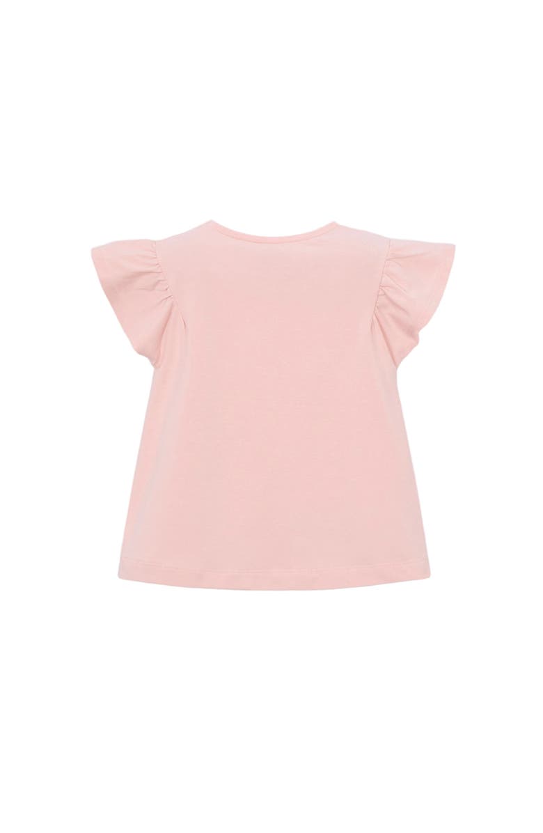 Mayoral T-Shirt With Ruffled Sleeves, Alternate, color, Pink