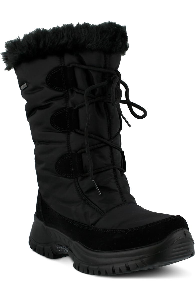 Spring Step Zurich Waterproof Faux Fur Boot, Main, color,