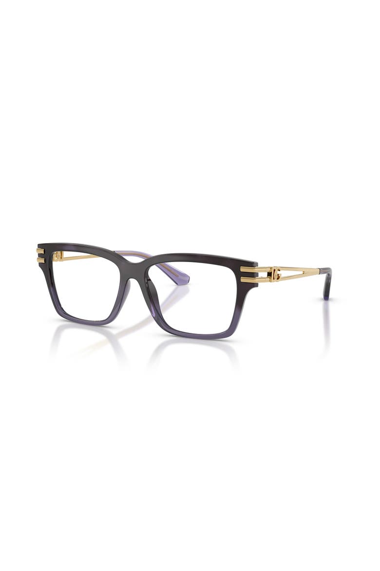 52mm Rectangle optical glasses, Main, color, Violet