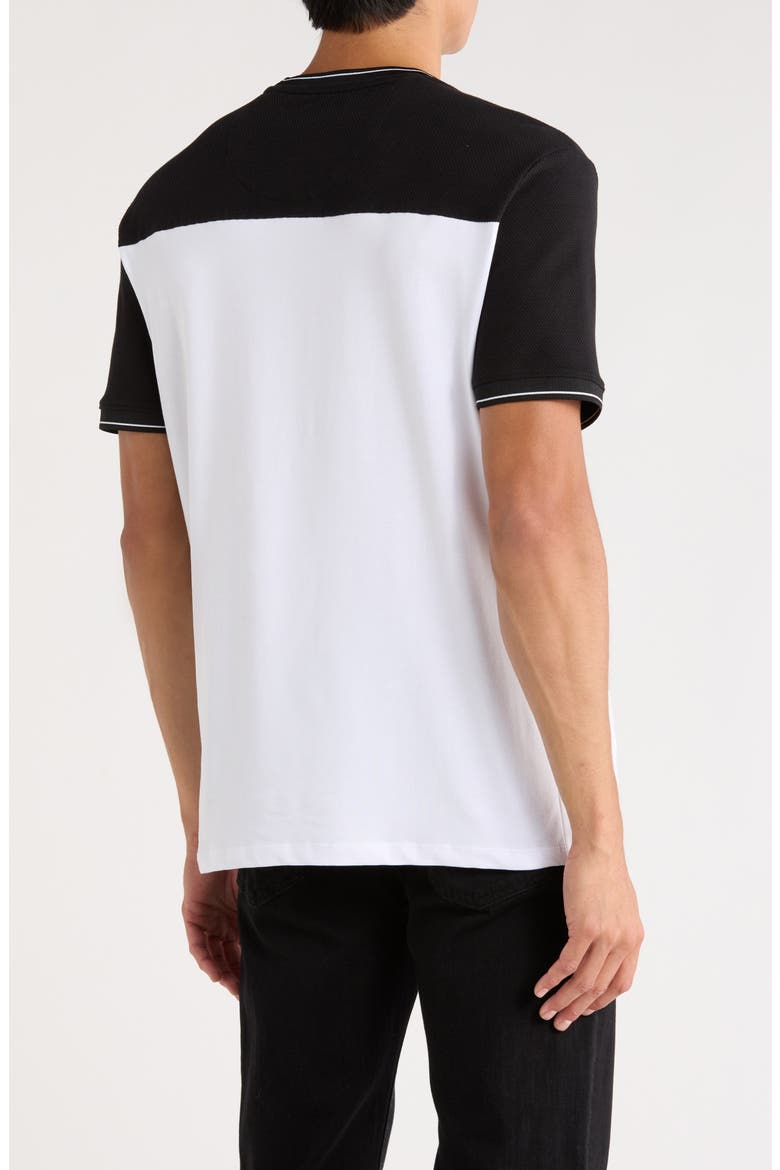 Jupiter Colorblock T-Shirt, Alternate, color, WHITE/ BLACK
