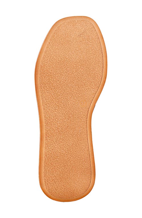 Saint G Nasrin Ankle Strap Platform Wedge Sandal In Cognac