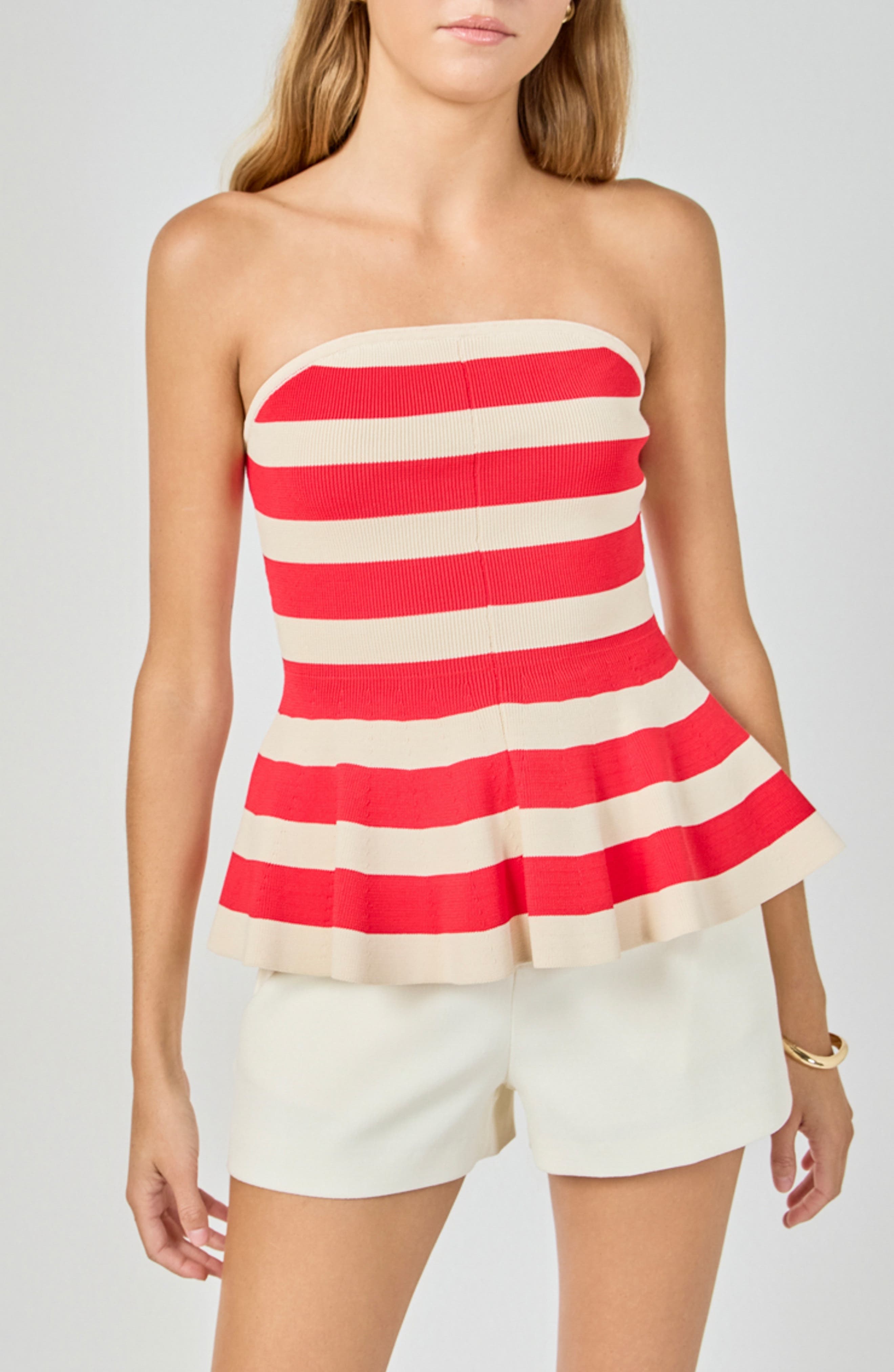 selected RED/ CREAM