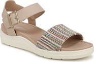 Dr. Scholl's Time Off Sky Ankle Strap Platform Sandal