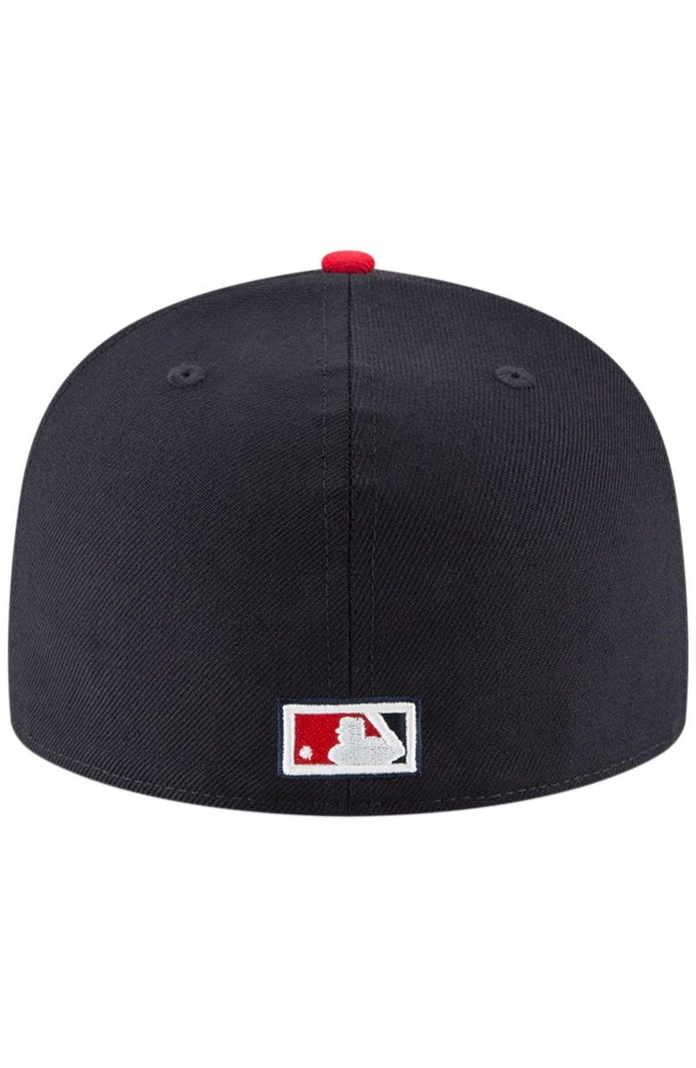 New Era Men's New Era Navy Washington Senators Cooperstown Collection Logo 59FIFTY Fitted Hat, Alternate, color, 