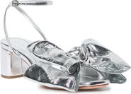 Loeffler Randall <p>Carmen Leather Bow Sandal (Women)</p>