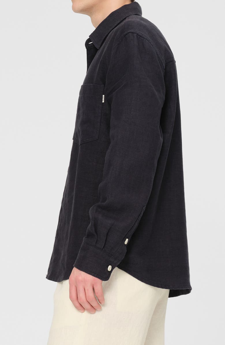 DL1961 Dominick Button-Up Linen Shirt, Alternate, color, 