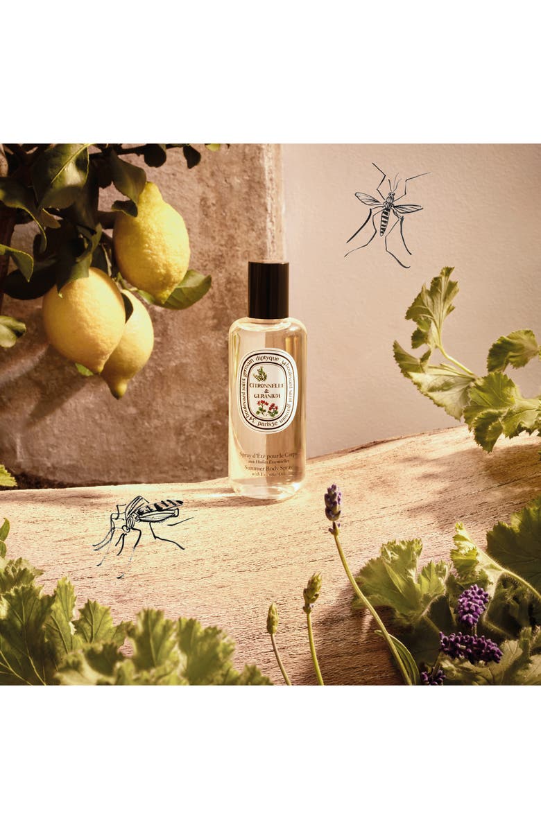 Diptyque Citronelle & Geranium Summer Body Spray, Alternate, color,