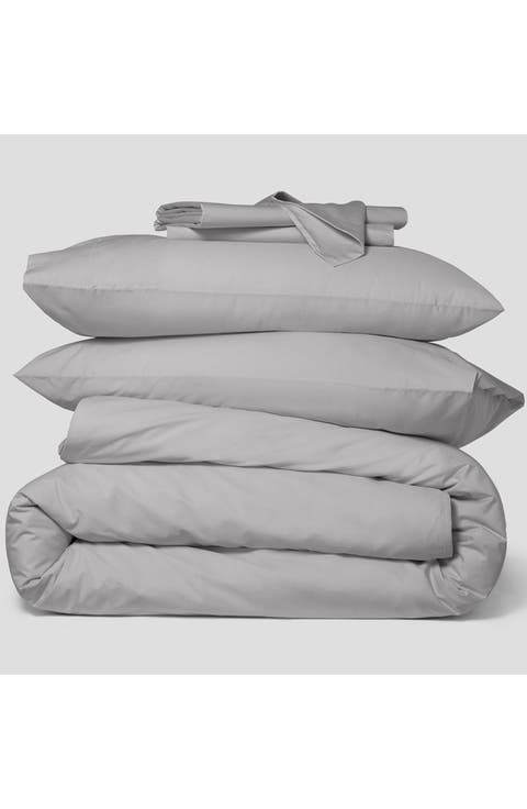 300 Thread Count Organic Cotton Percale Sheet Set