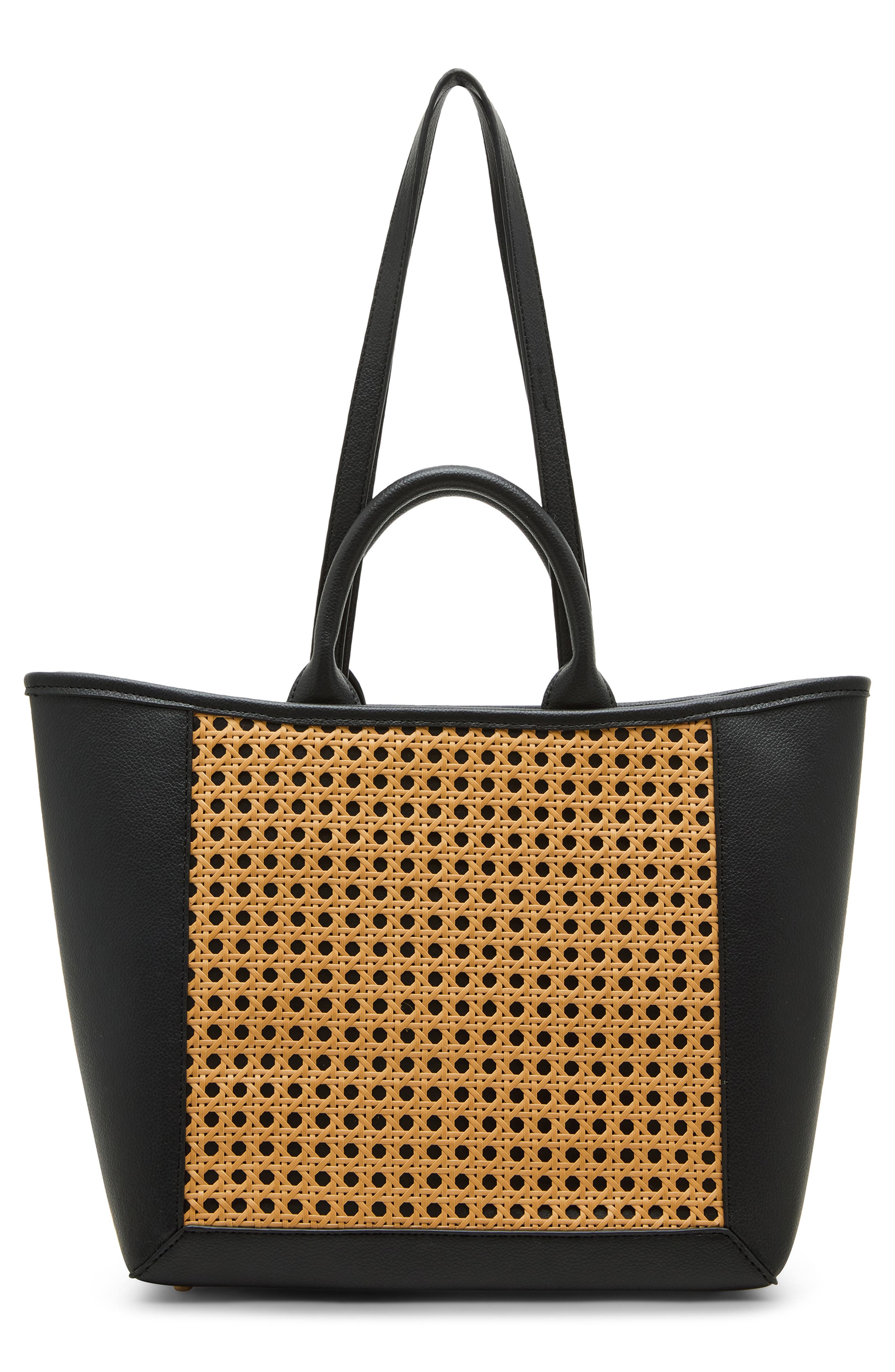 Anne Klein Cane Medium Tote Bag, Alternate, color, 