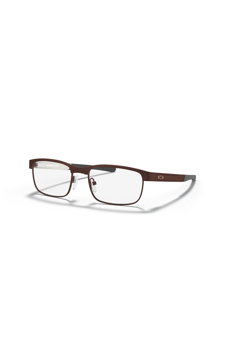 54mm Square optical glasses, Main, color, Brown