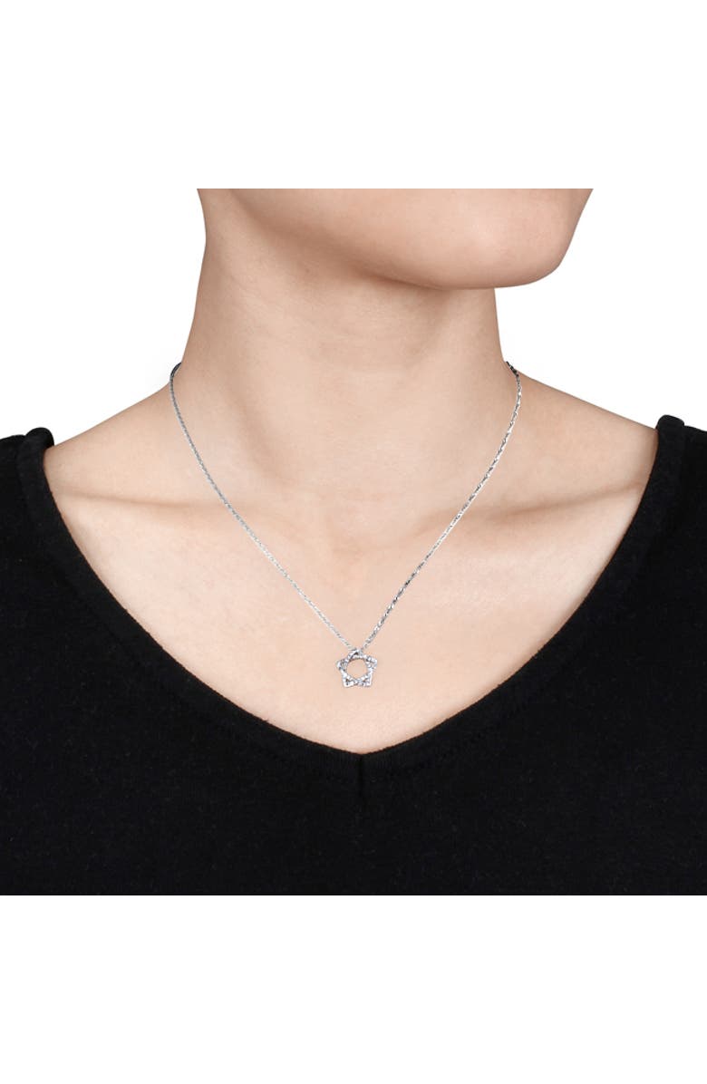 Julianna B. Diamond Star Pendant Necklace 14k, Alternate, color,