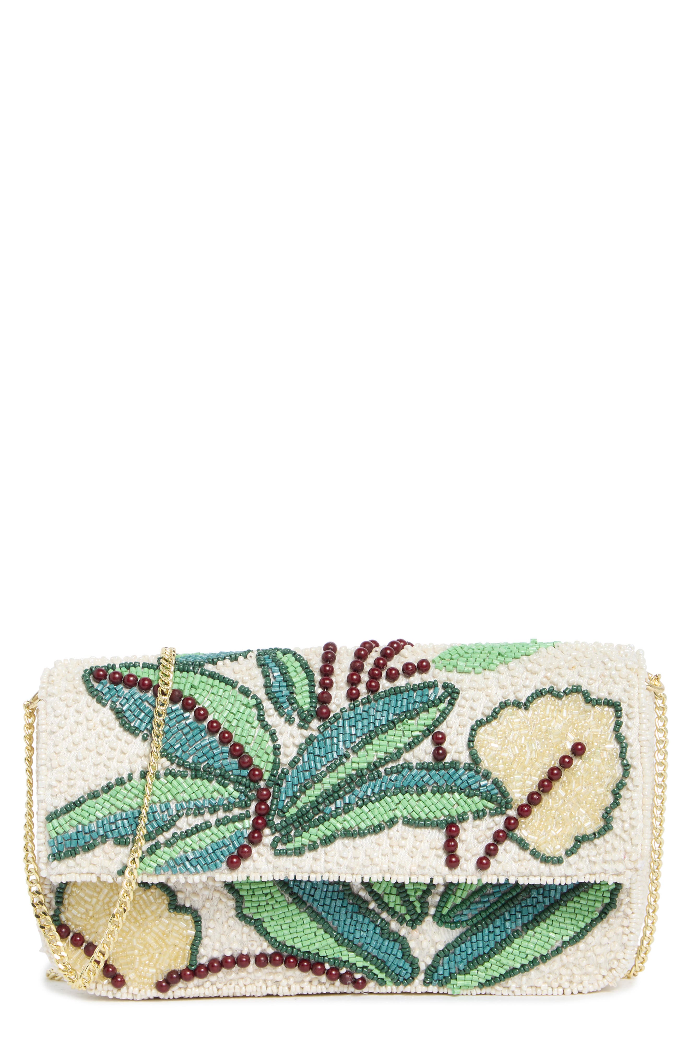 Jessica McClintock Caitlin Beaded Shoulder Bag