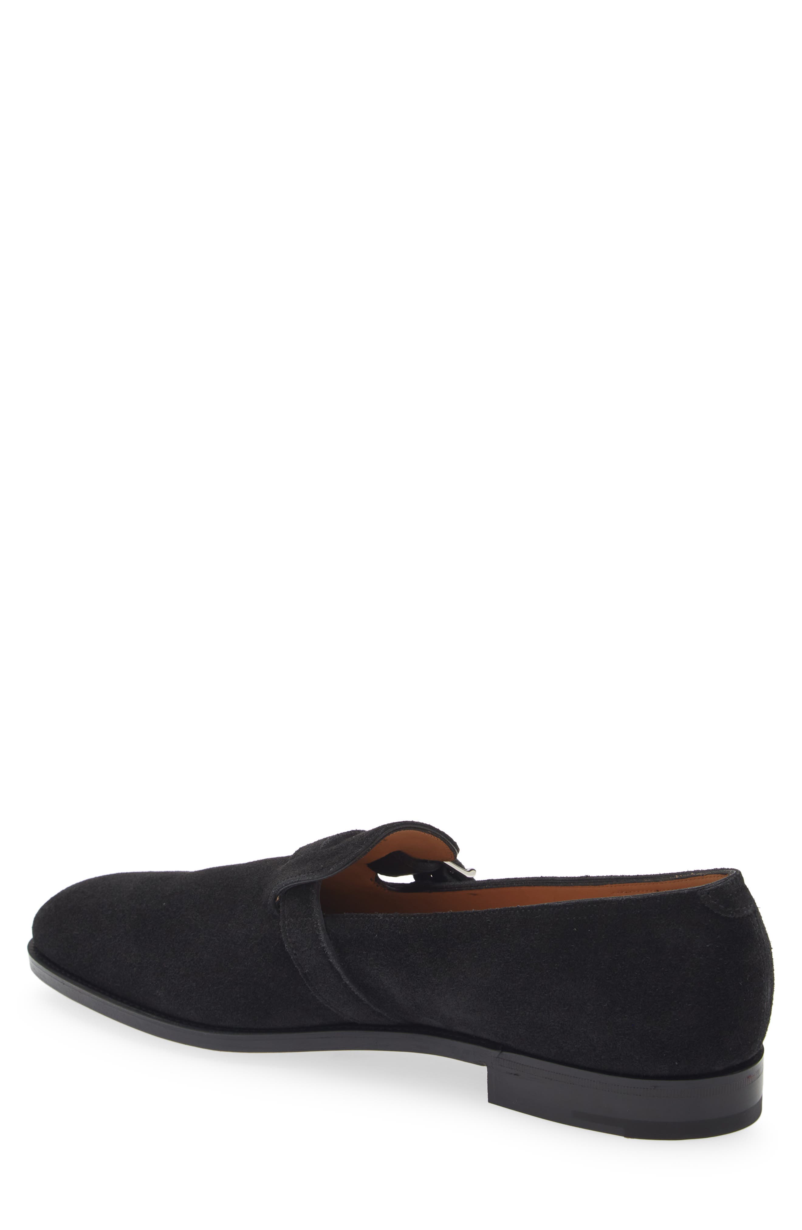 John Lobb Delano II Buckle Loafer, Alternate, color, Black