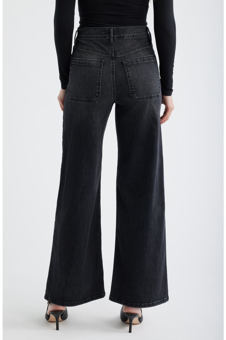 Le Slim Palazzo Modernist Wide Leg Jeans, Alternate, color, ROCKET