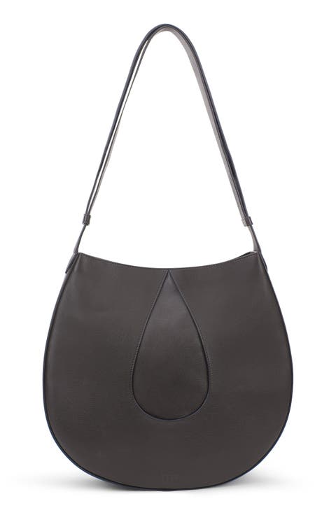 Nilde Leather Hobo Bag