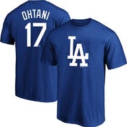 PROFILE Men's Fanatics Shohei Ohtani Royal Los Angeles Dodgers Big & Tall Name & Number T-Shirt