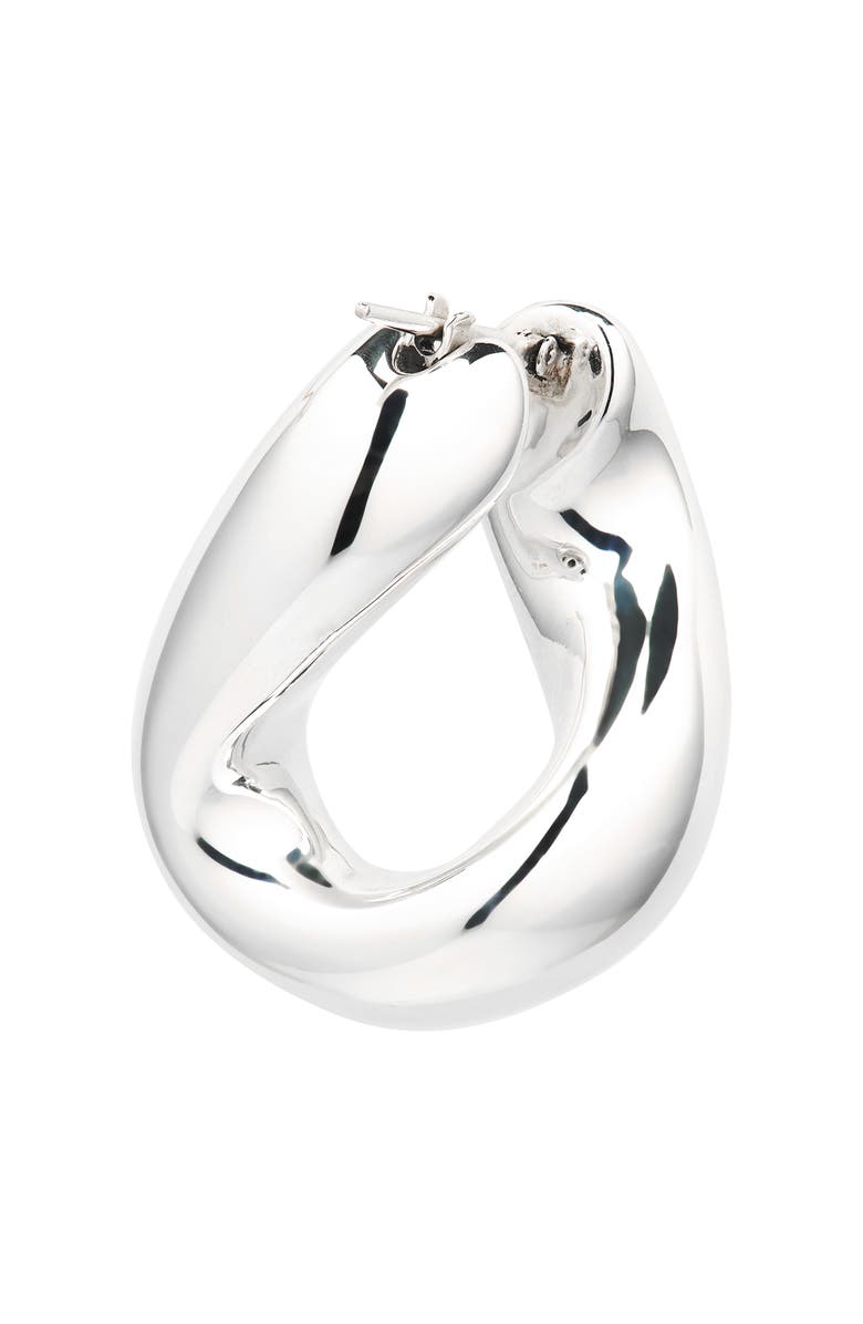 Bottega Veneta Prisma Chain Sterling Silver Earrings, Alternate, color, 8117 Silver