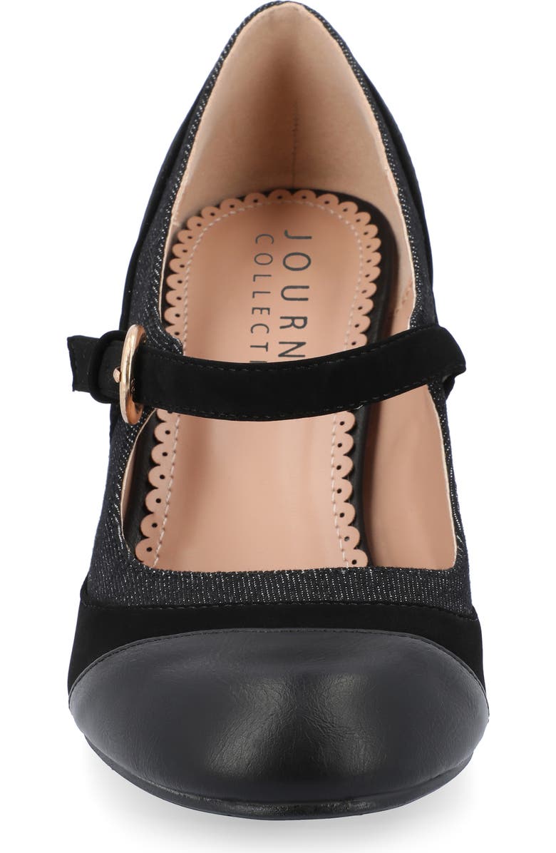 Journee Collection Siri Mary Jane Pump - Wide Width, Alternate, color,