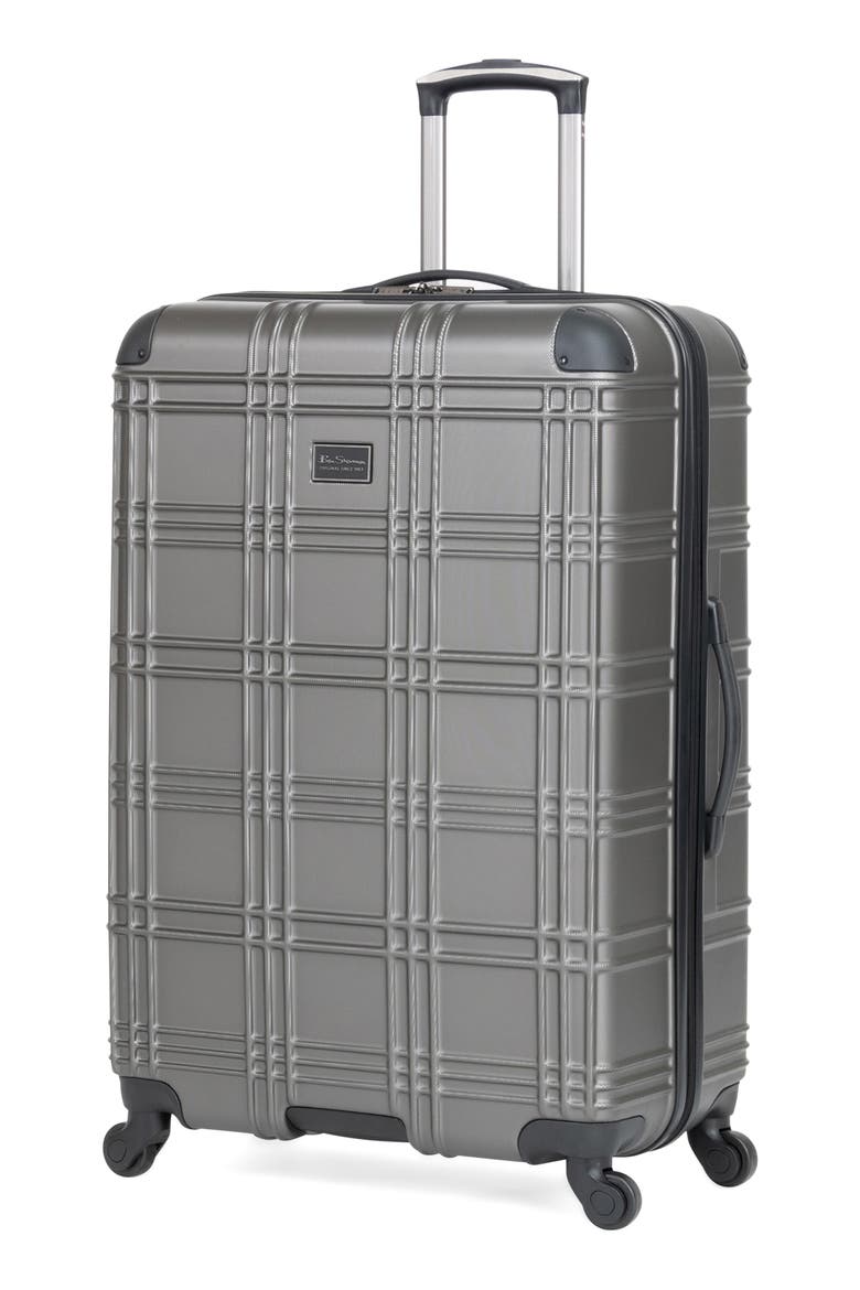 Nottingham 28" Lightweight Hardside Spinner Luggage, Alternate, color, CHARCOAL