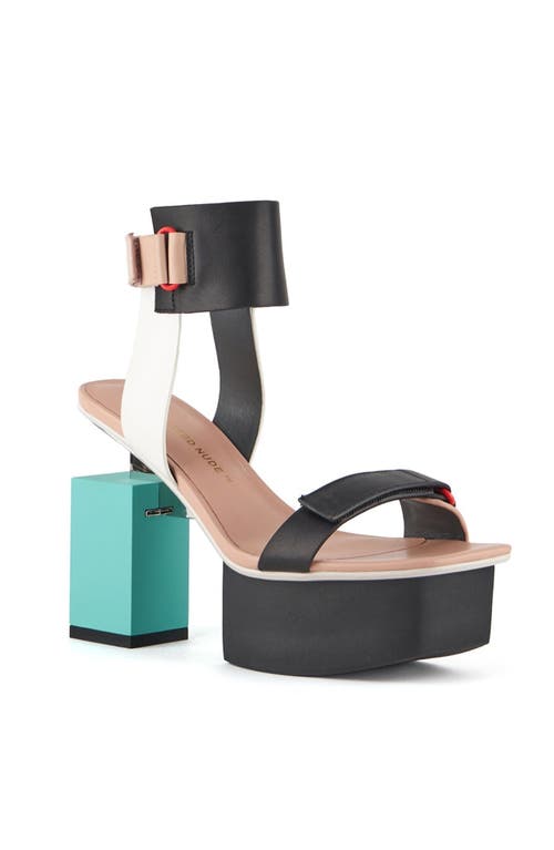 United Nude Cubist Sandal In Black
