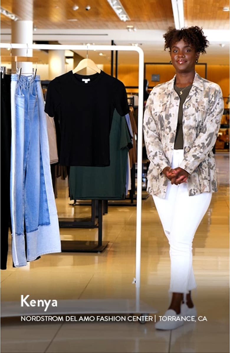 Bella Rib Crewneck T-Shirt, sales video thumbnail