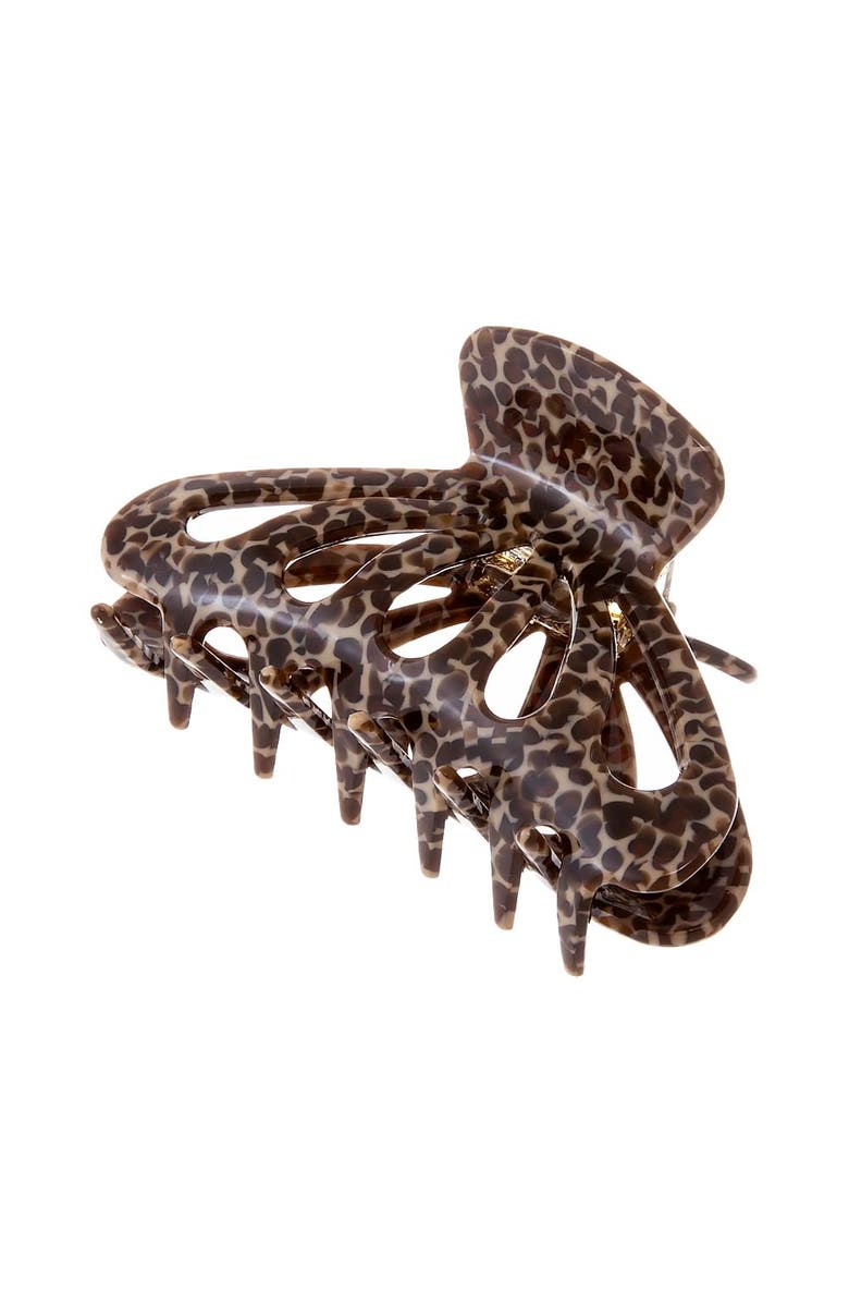 BY ADINA EDEN Medium Cutout Classic Hair Claw Clip, Alternate, color, Brown