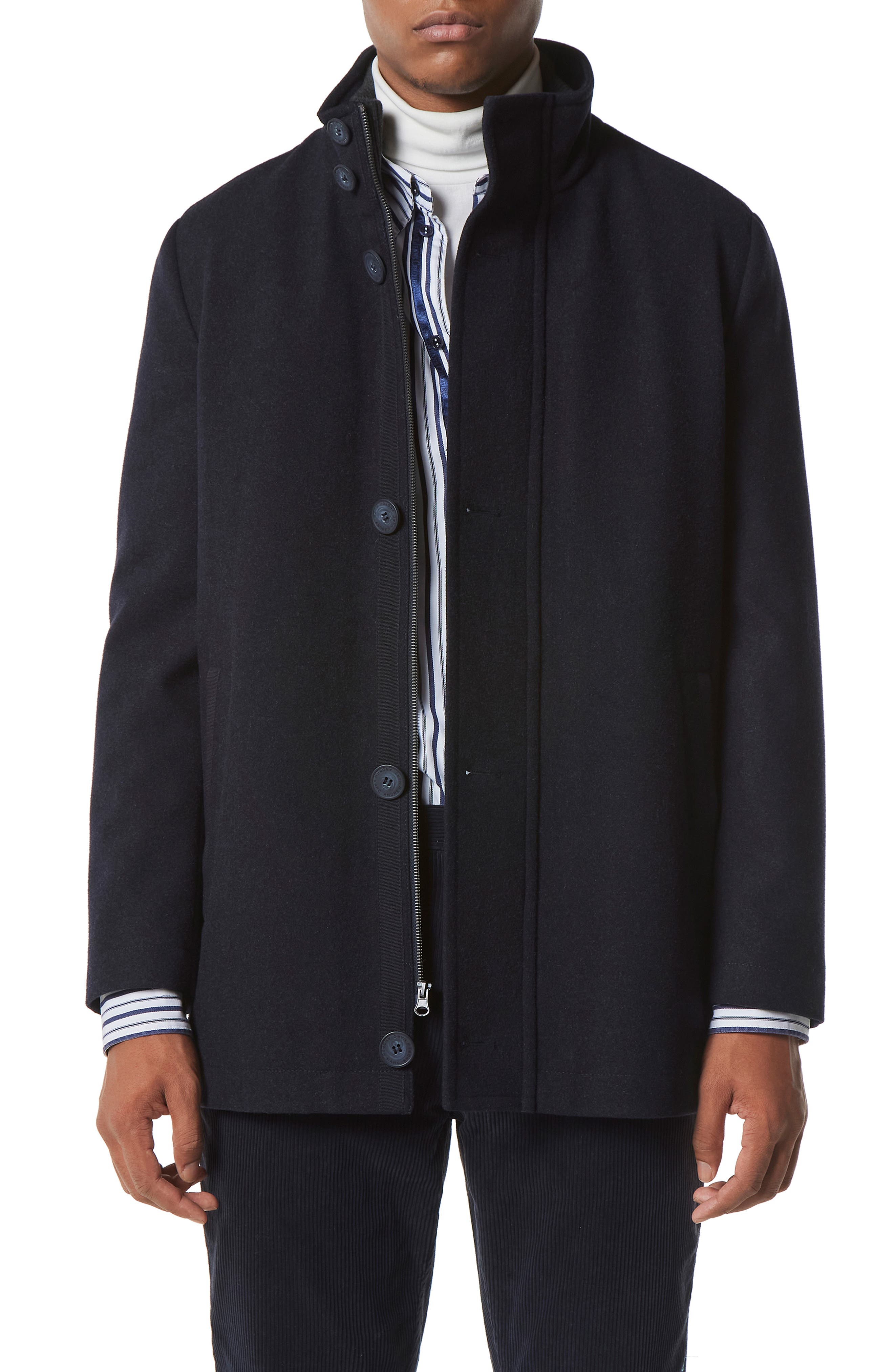 Marc New York Dorsey Wool Blend Car Coat