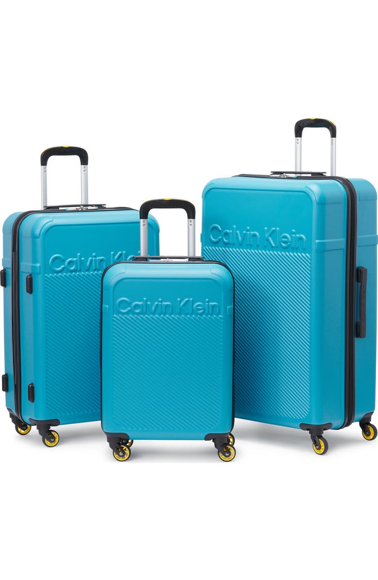 Calvin Klein Expression 3 Piece Luggage Set, Main, color, Pagoda Blue