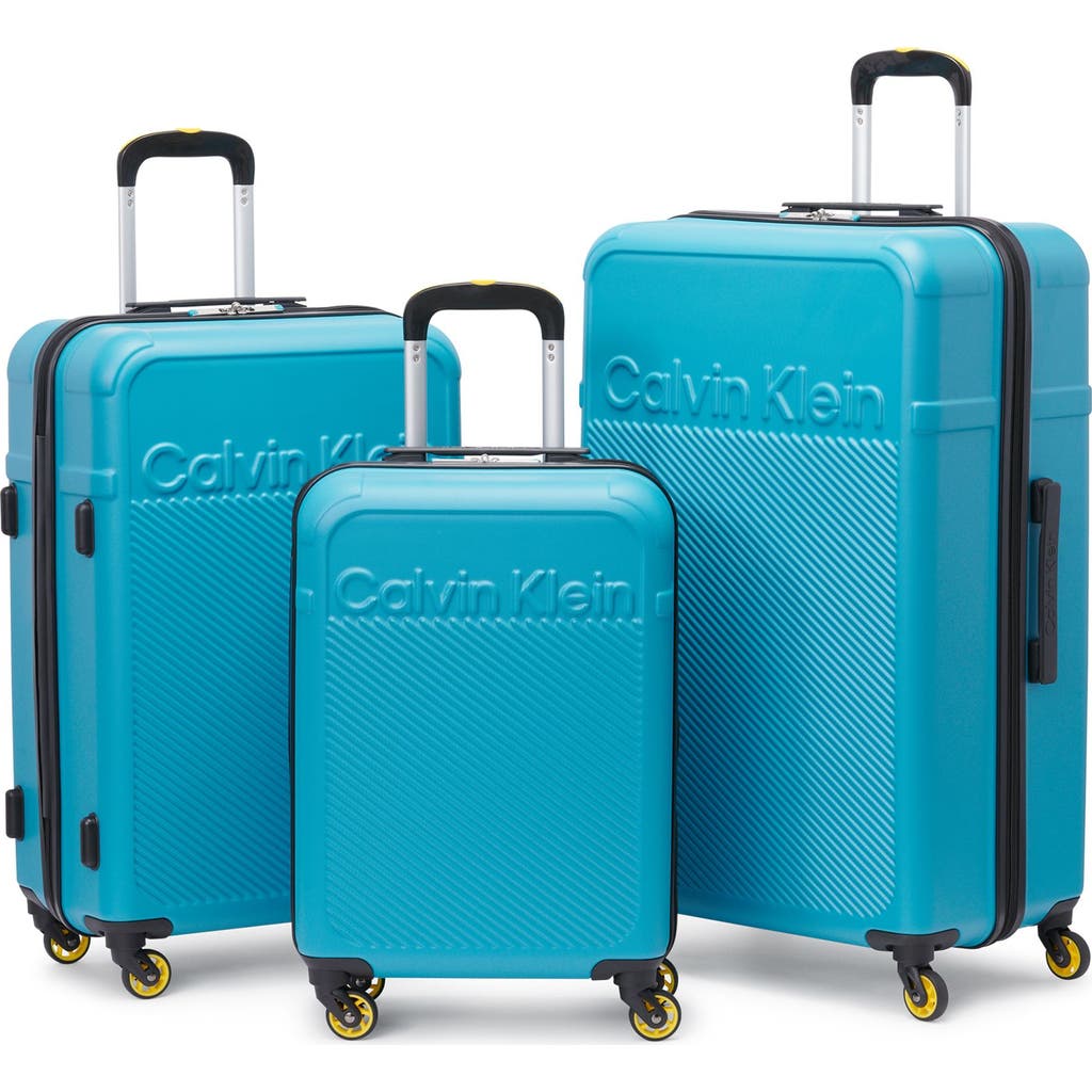 Shop Calvin Klein Expression 3 Piece Set In Pagoda Blue