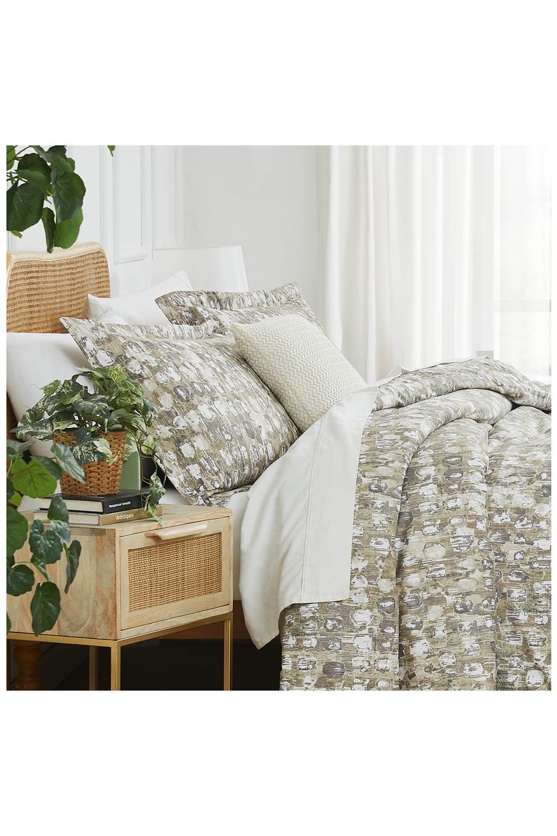 Rhythm Reversible Duvet & Sham Set, Alternate, color, TAUPE