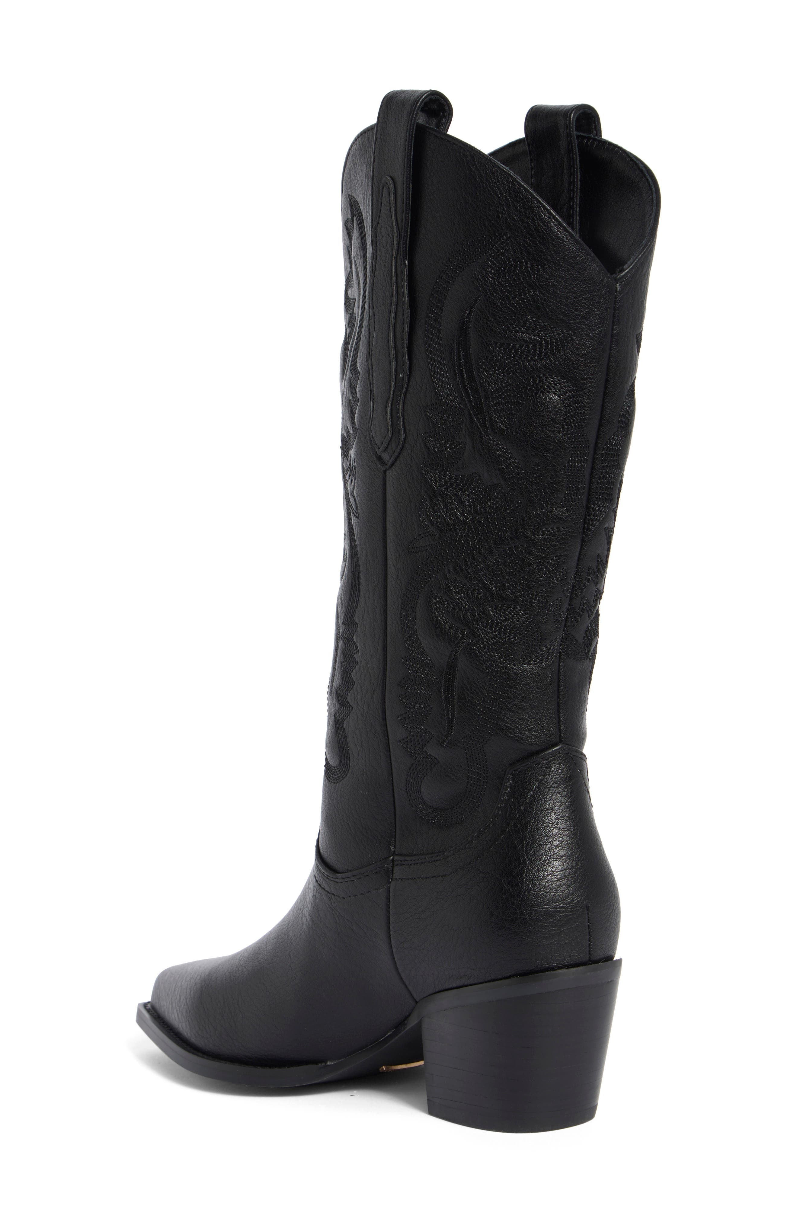 Danilo Western Boot, Alternate, color, BLACK