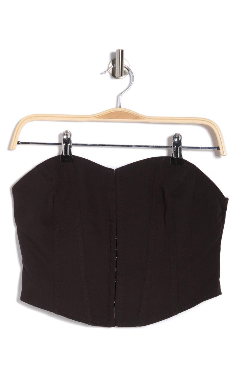 Motel Elita Corset Top, Main, color, Black