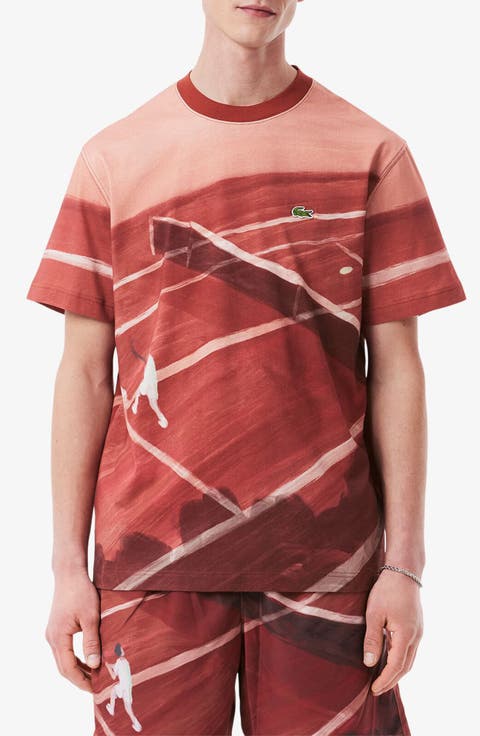 Tennis Court Classic Fit Graphic T-Shirt