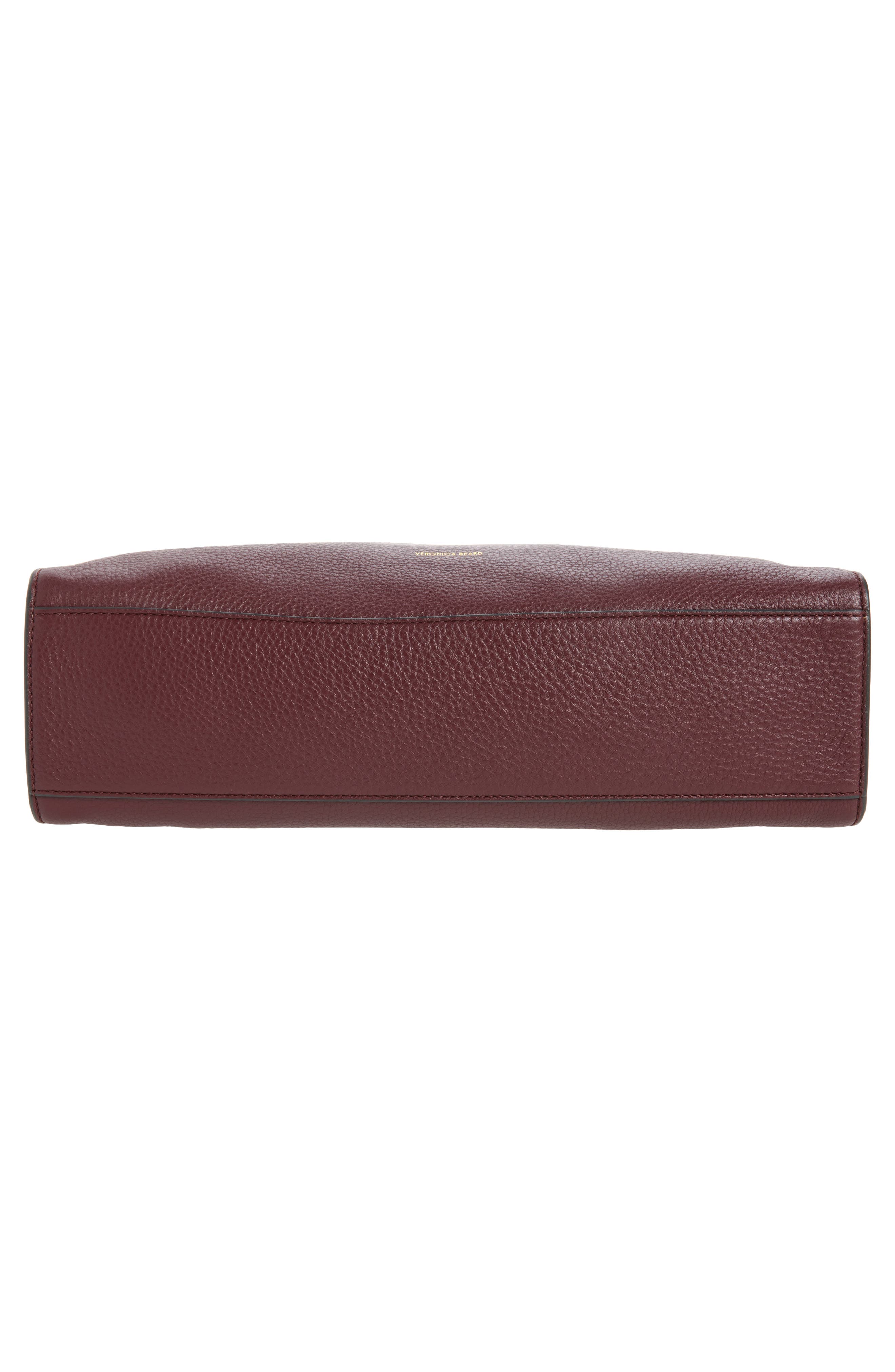 Vida Leather Hobo Bag, Alternate, color, BURGUNDY