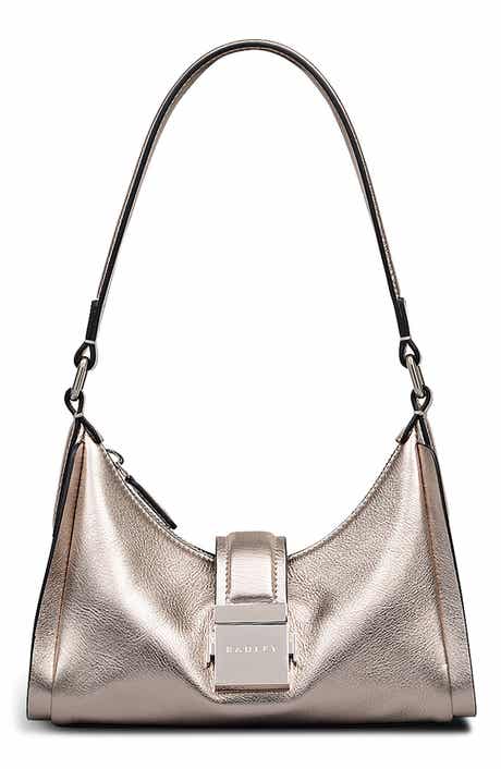 Radley Sloane Metallic Leather Shoulder Bag