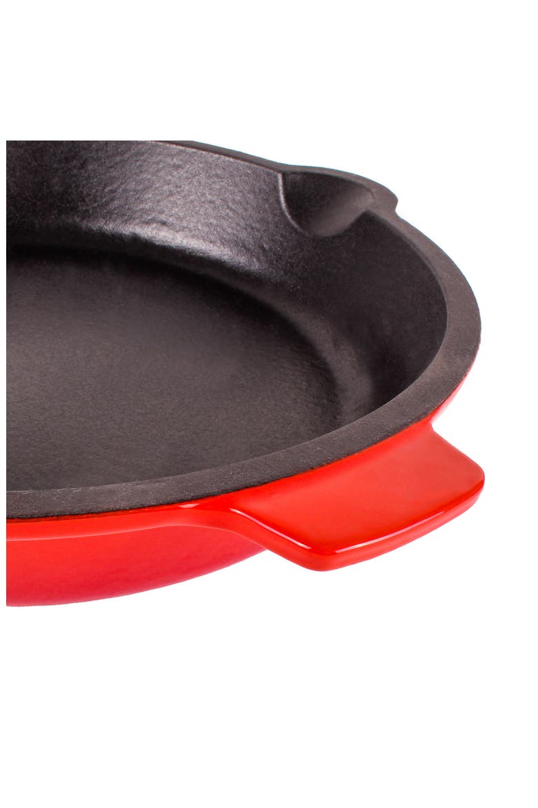 Neo Enameled Cast Iron 4-Piece Cookware Set, Alternate, color, RED