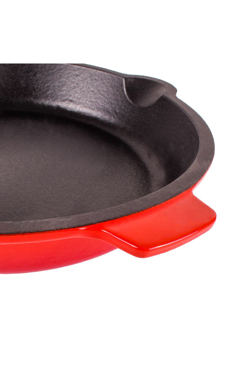 BergHOFF Neo Enameled Cast Iron 4-Piece Cookware Set, Alternate, color, Red