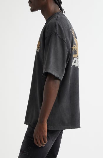 AMIRI アミリ 'Pegasus' T-shirt Tシャツ クルーネック 半袖 AMIRI Pegasus T-shirt | Black | FARFETCH