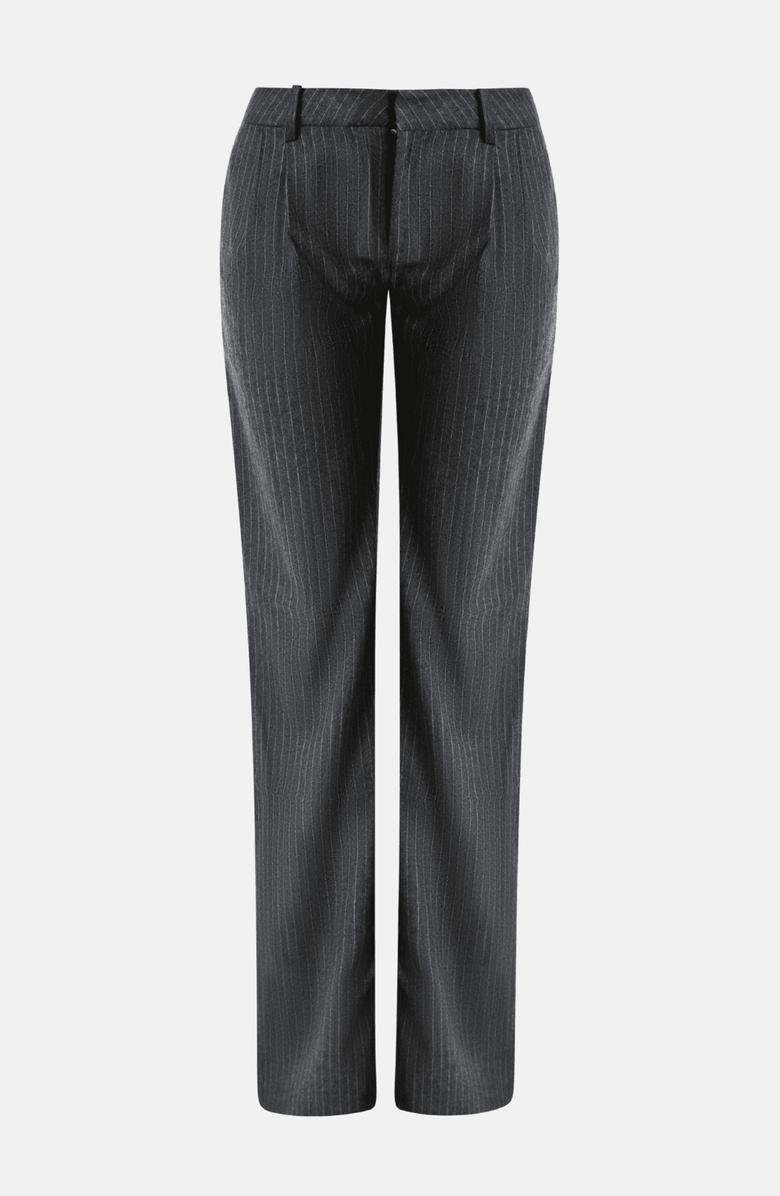 OW Collection LANI Suit Pants, Alternate, color, Grey Pinstripe